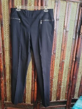 Style & Co. Black Women's Dress Pants with Zip Pocket